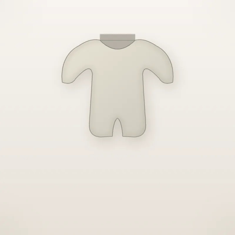 Babybody Muschel, 3er-Pack